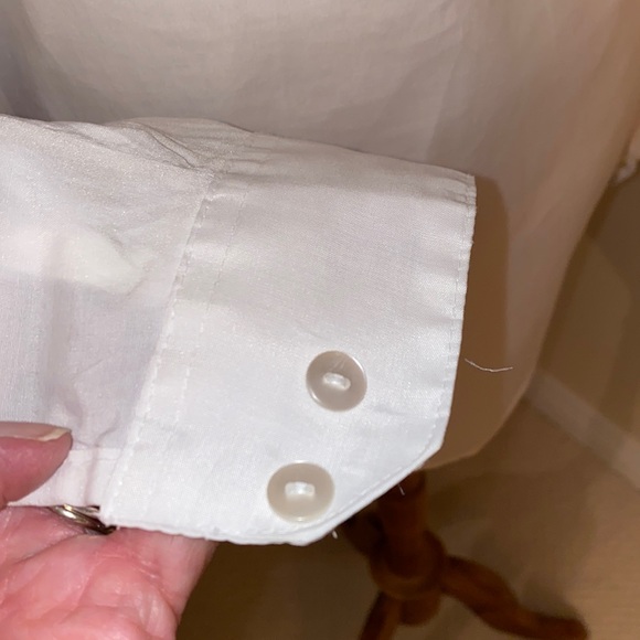 Henri Valdise Button Up Embellished L/S Shirt Poly-Cotton Blend Vintage - Picture 8 of 16